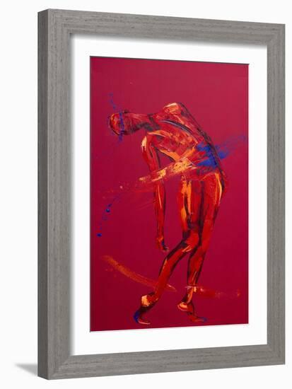 Jesus Falls for the Second Time - Station 7-Penny Warden-Framed Giclee Print