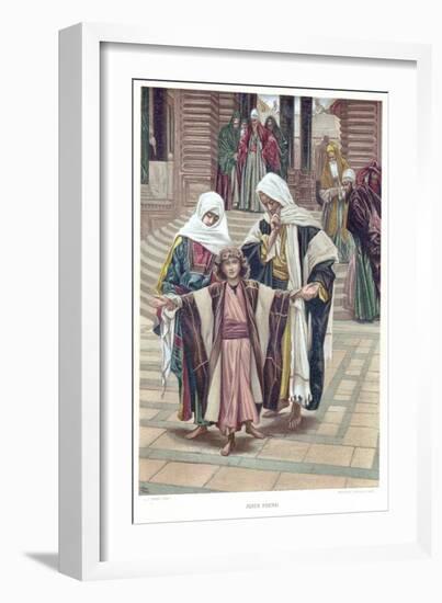 Jesus Found, C1897-James Jacques Joseph Tissot-Framed Giclee Print