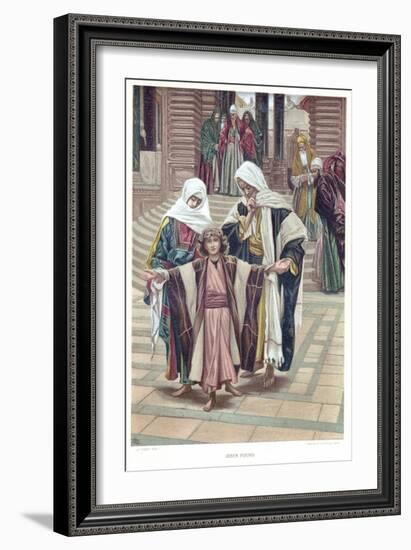 Jesus Found, C1897-James Jacques Joseph Tissot-Framed Giclee Print