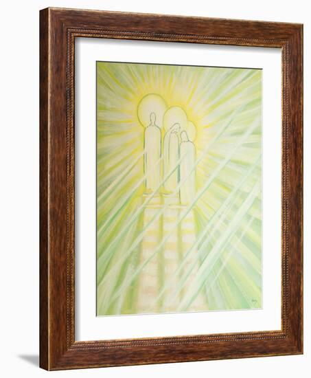 Jesus Gives Great Power of Intercession to Our Lady and St Joseph, and to All Who Pray for Others I-Elizabeth Wang-Framed Giclee Print