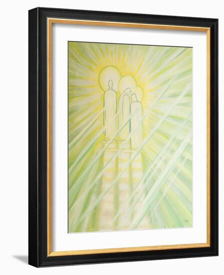 Jesus Gives Great Power of Intercession to Our Lady and St Joseph, and to All Who Pray for Others I-Elizabeth Wang-Framed Giclee Print