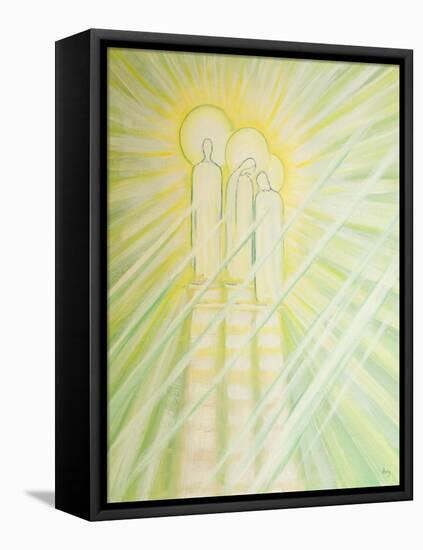 Jesus Gives Great Power of Intercession to Our Lady and St Joseph, and to All Who Pray for Others I-Elizabeth Wang-Framed Premier Image Canvas