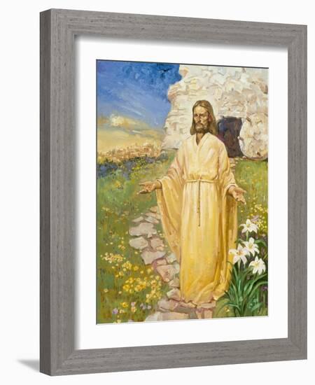 Jesus Has Risen-Hal Frenck-Framed Giclee Print