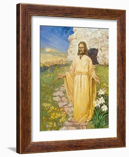 Jesus Has Risen-Hal Frenck-Framed Giclee Print