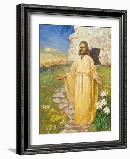 Jesus Has Risen-Hal Frenck-Framed Giclee Print