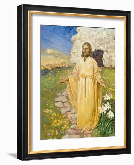 Jesus Has Risen-Hal Frenck-Framed Giclee Print