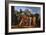 Jesus Healing the Blind of Jericho-Nicolas Poussin-Framed Giclee Print