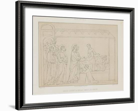 Jesus Heals the Beautiful Sister of Simon-null-Framed Giclee Print