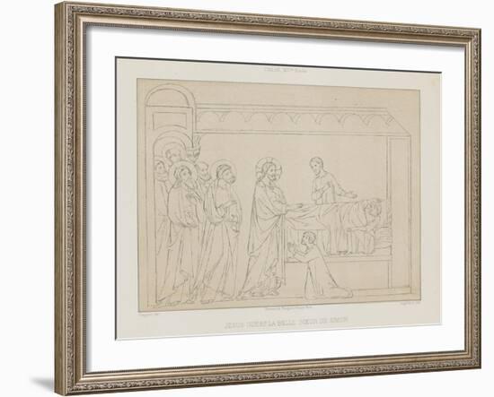 Jesus Heals the Beautiful Sister of Simon-null-Framed Giclee Print