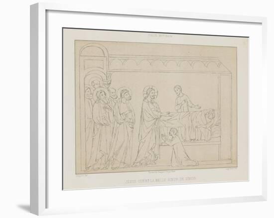 Jesus Heals the Beautiful Sister of Simon-null-Framed Giclee Print