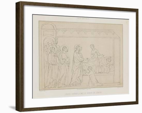 Jesus Heals the Beautiful Sister of Simon-null-Framed Giclee Print