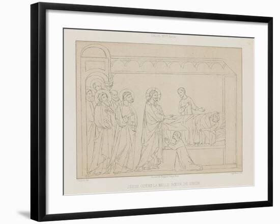 Jesus Heals the Beautiful Sister of Simon-null-Framed Giclee Print