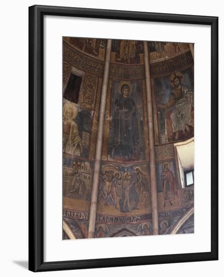 Jesus Immersed in Waters of Jordan from Baptist and Virgined Dome Detail-null-Framed Giclee Print