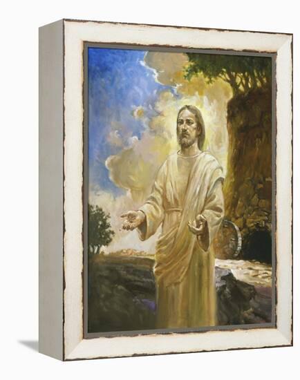 Jesus in Front of Cave-Hal Frenck-Framed Premier Image Canvas