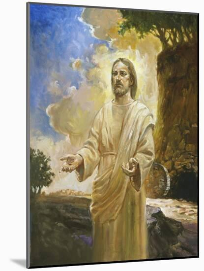 Jesus in Front of Cave-Hal Frenck-Mounted Giclee Print