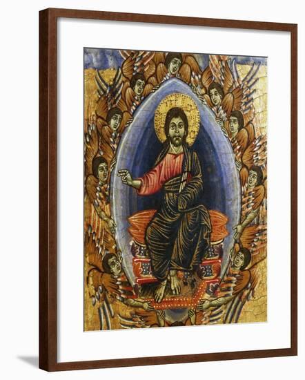 Jesus in Glory with Angels, Late 13th Century-null-Framed Giclee Print