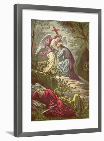 Jesus in the Garden of Gethsemane-North American-Framed Giclee Print