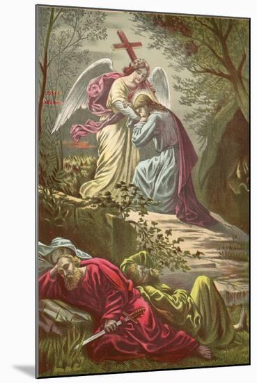 Jesus in the Garden of Gethsemane-North American-Mounted Giclee Print