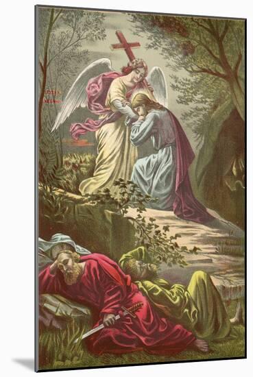 Jesus in the Garden of Gethsemane-North American-Mounted Giclee Print