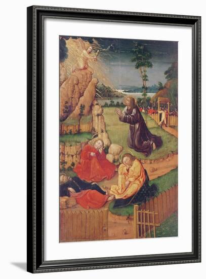 Jesus in the Garden of Olives, from Scenes from the Life of Christ-Anton Henkel-Framed Giclee Print