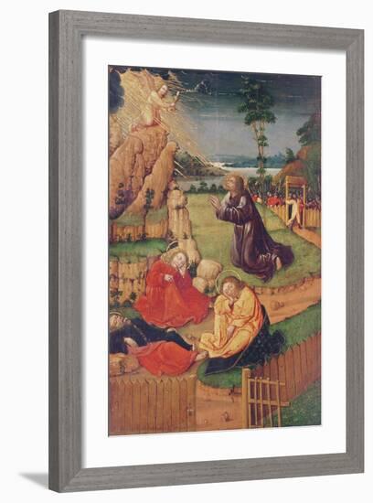 Jesus in the Garden of Olives, from Scenes from the Life of Christ-Anton Henkel-Framed Giclee Print