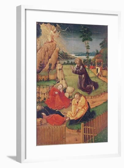 Jesus in the Garden of Olives, from Scenes from the Life of Christ-Anton Henkel-Framed Giclee Print
