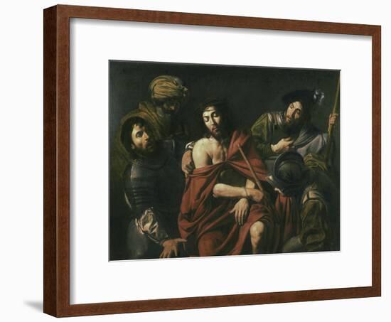 Jesus Insulted by the Soldiers-Jean Valentin De Boulogn-Framed Giclee Print