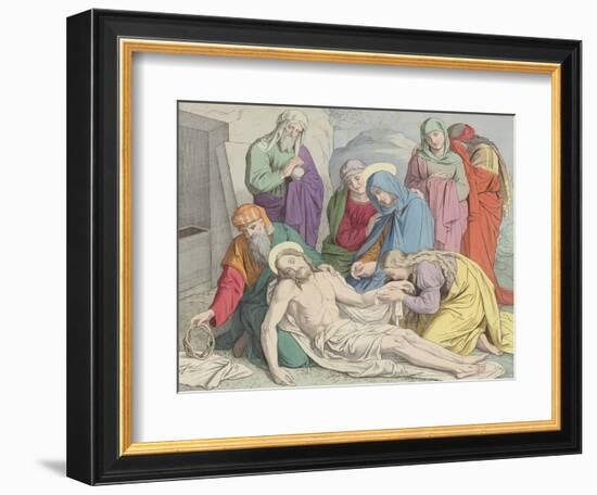 Jesus Is Laid in the Tomb-null-Framed Giclee Print