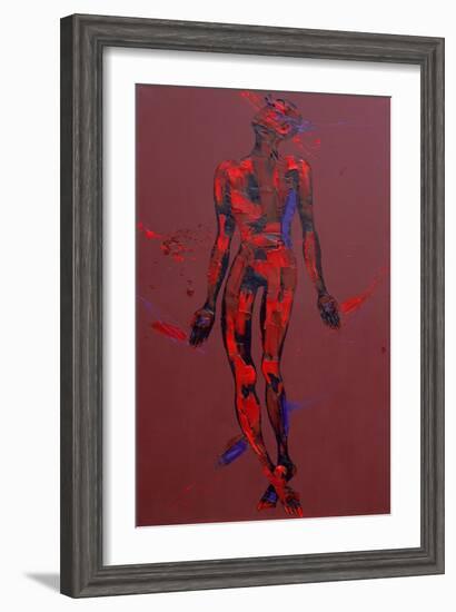 Jesus Is Nailed to the Cross - Station 11-Penny Warden-Framed Giclee Print