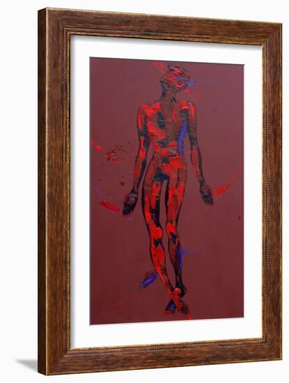 Jesus Is Nailed to the Cross - Station 11-Penny Warden-Framed Giclee Print