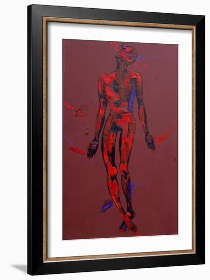 Jesus Is Nailed to the Cross - Station 11-Penny Warden-Framed Giclee Print