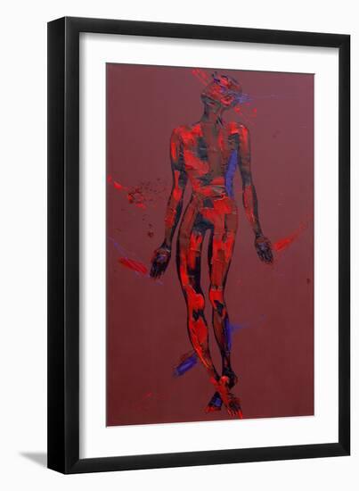 Jesus Is Nailed to the Cross - Station 11-Penny Warden-Framed Giclee Print