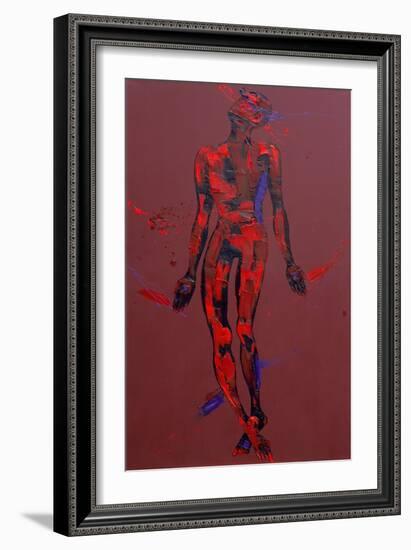 Jesus Is Nailed to the Cross - Station 11-Penny Warden-Framed Giclee Print