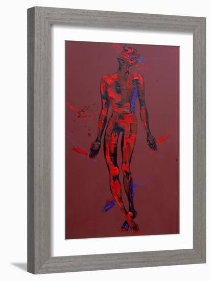 Jesus is Nailed to the Cross - Station 11-Penny Warden-Framed Giclee Print