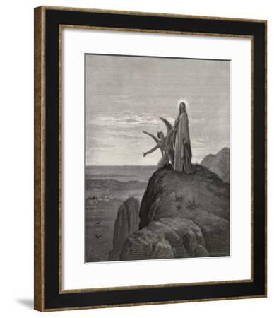 Jesus is Tempted by Satan in the Wilderness Giclee Print by Gustave Dor ...