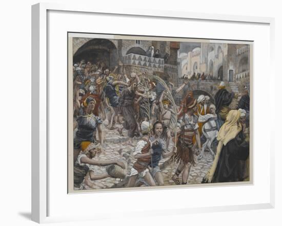 Jesus Led from Caiaphas to Pilate, Illustration from 'The Life of Our Lord Jesus Christ', 1886-94-James Tissot-Framed Giclee Print