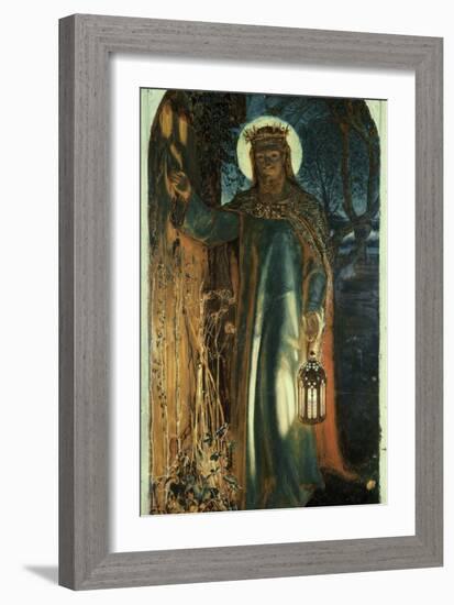 Jesus, Light of the World-William Holman Hunt-Framed Giclee Print