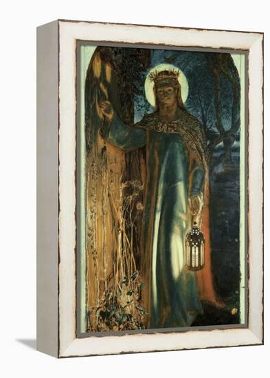 Jesus, Light of the World-William Holman Hunt-Framed Premier Image Canvas