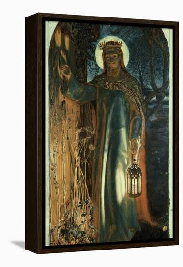 Jesus, Light of the World-William Holman Hunt-Framed Premier Image Canvas