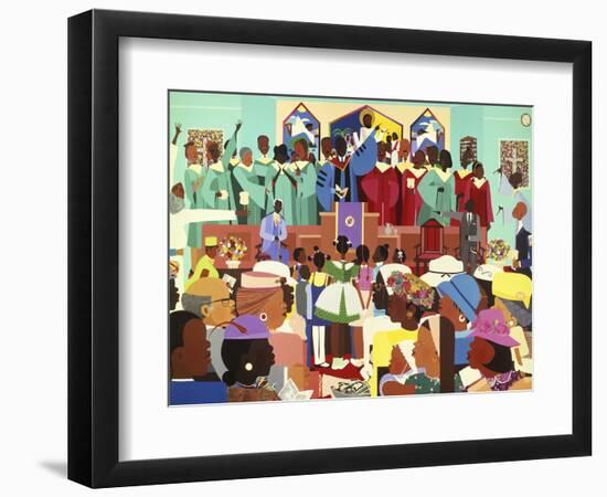 Jesus Loves Me-Varnette Honeywood-Framed Premium Giclee Print