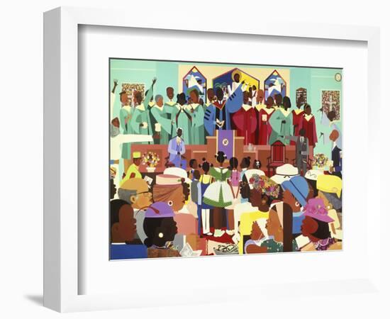 Jesus Loves Me-Varnette Honeywood-Framed Premium Giclee Print