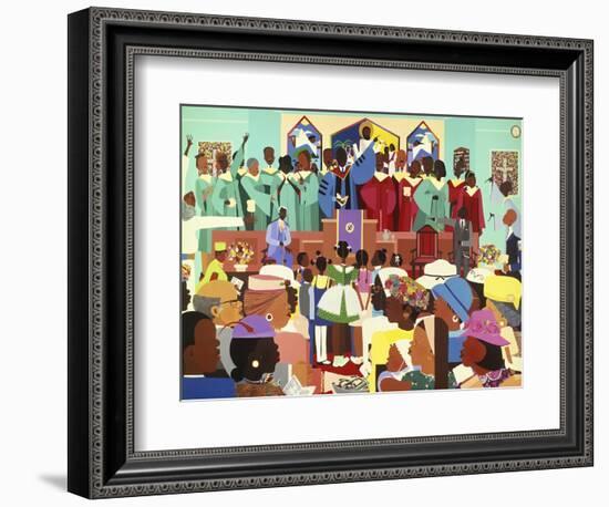 Jesus Loves Me-Varnette Honeywood-Framed Premium Giclee Print