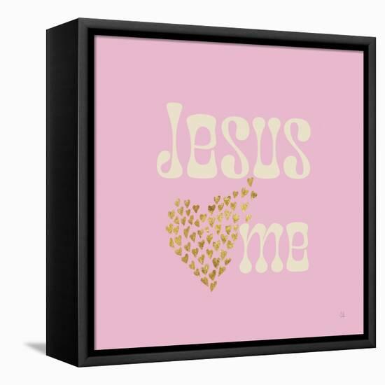 Jesus Loves Me-Sarah Adams-Framed Stretched Canvas