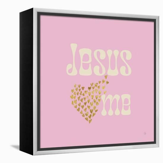 Jesus Loves Me-Sarah Adams-Framed Stretched Canvas