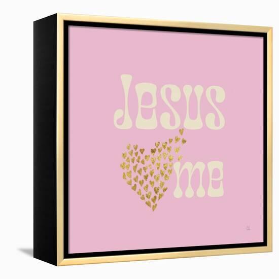 Jesus Loves Me-Sarah Adams-Framed Stretched Canvas