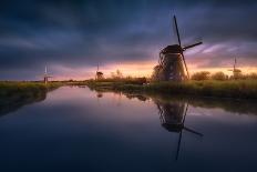 Kinderdijk Windmills-Jesús M. García-Framed Photographic Print