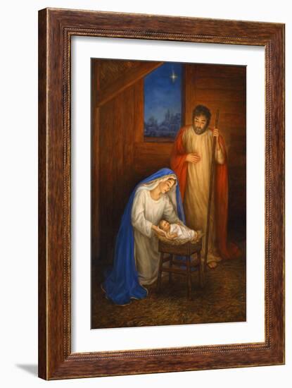 Jesus Mary Joseph-Edgar Jerins-Framed Giclee Print