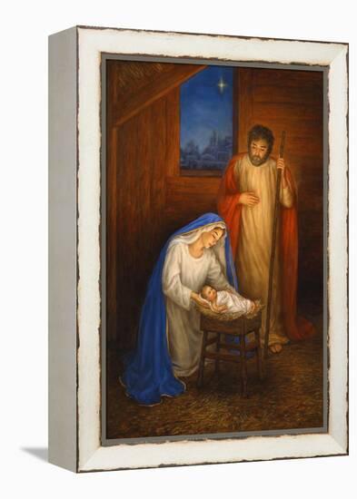Jesus Mary Joseph-Edgar Jerins-Framed Premier Image Canvas