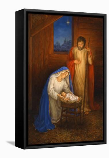 Jesus Mary Joseph-Edgar Jerins-Framed Premier Image Canvas