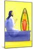 Jesus Meets the Samaritan Woman at the Well, 2001 (W/C on Paper)-Elizabeth Wang-Mounted Giclee Print